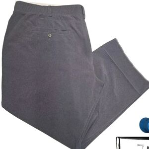 Under Armour Mens Golf Pants 48 X 29 Gray Match Play Flat Front Stretch Vented